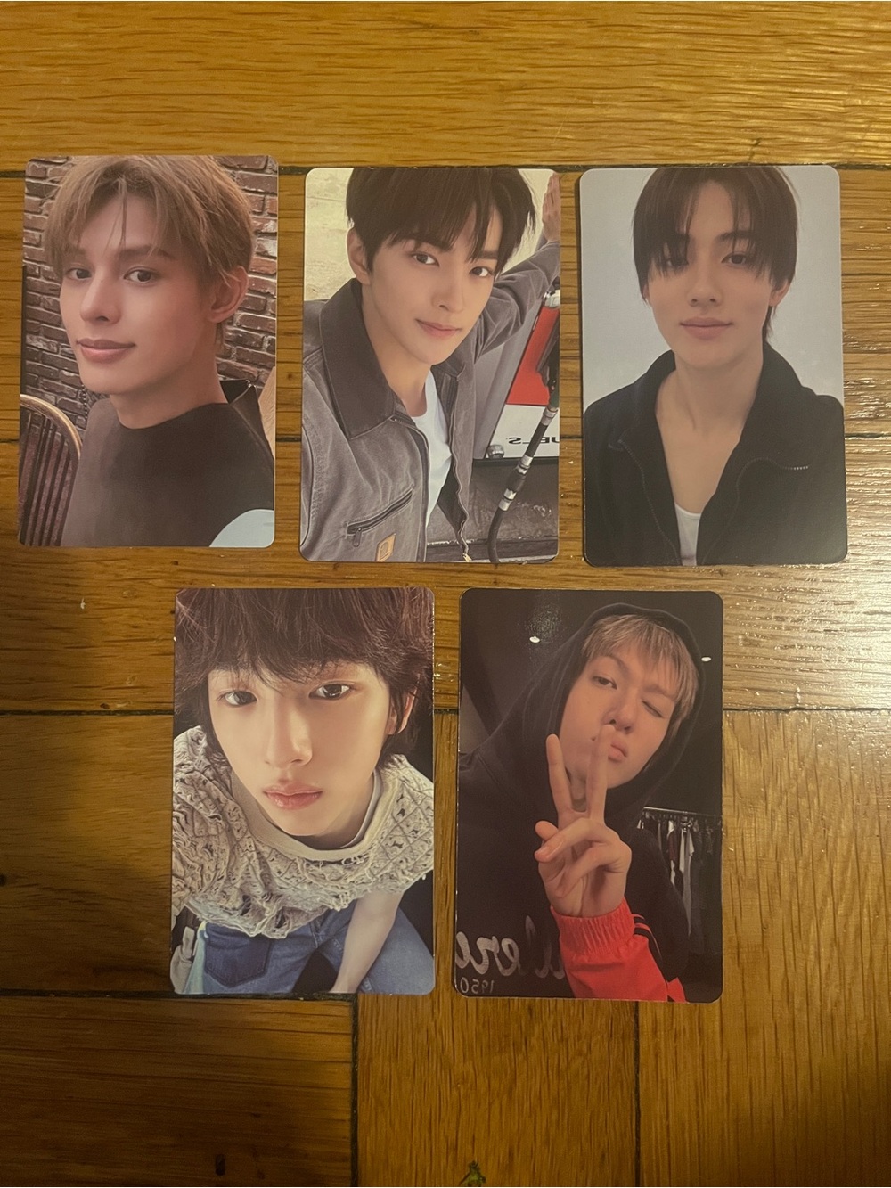Set of 5 OFFICIAL Cortis photocards (set #2) Keonho, Songhyeon, Juhoon, James